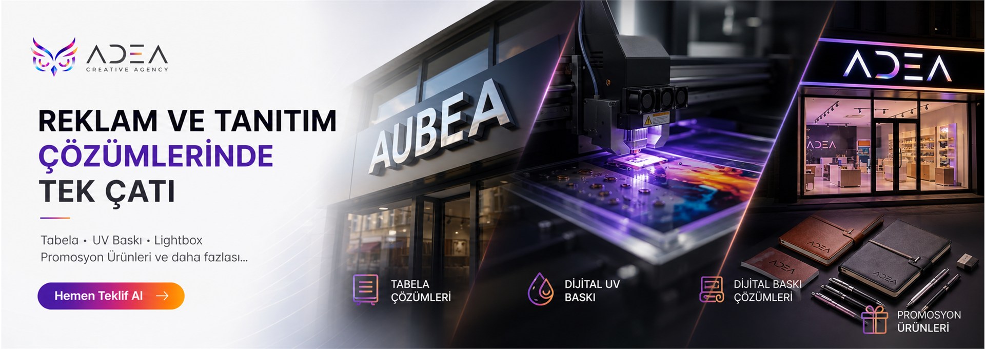 Reklam ve tanıtım çözümlerinde tek çatı — Adea