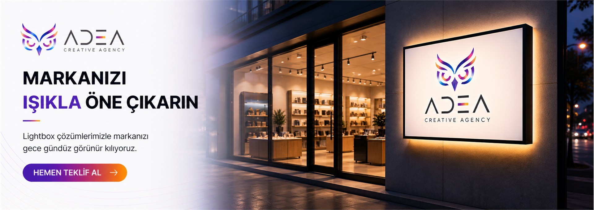 Markana ışık tut — Adea Lightbox